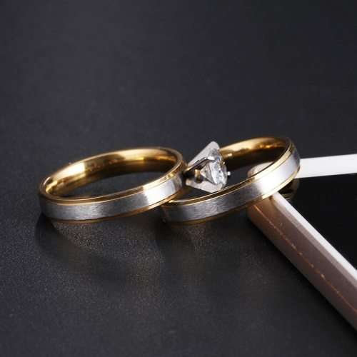 Retail price: R 2 199 Titanium Round Brilliant Cut Ring Set Size 8;9 US