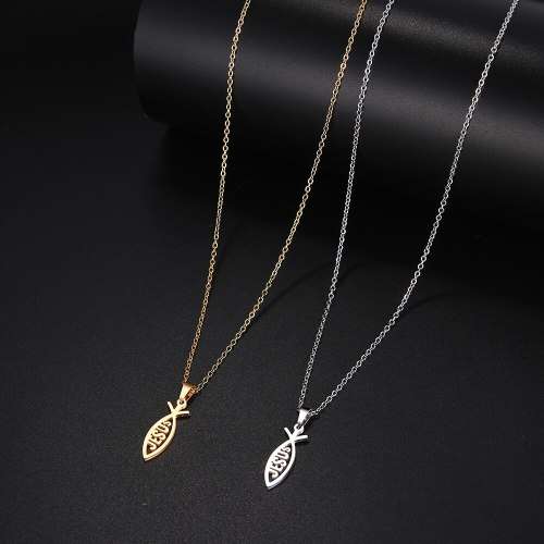 Retail Price: R 799 Titanium Fish Necklace 45 cm (SILVER ONLY)