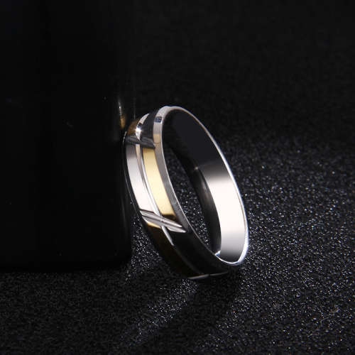Titanium Ring (Two Tone) 6 mm **R 899** Size 10; 11 US