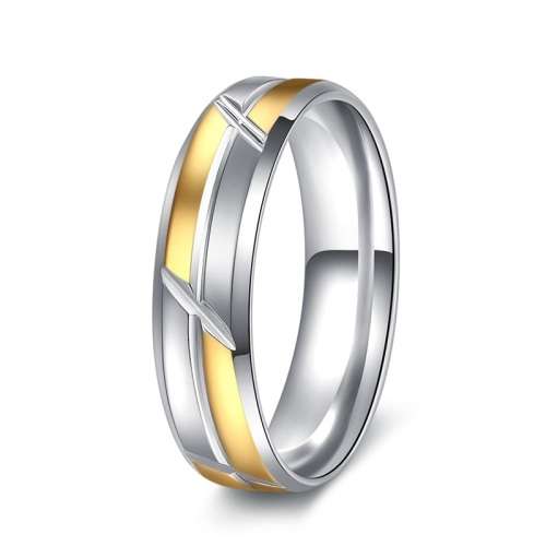 Titanium Ring (Two Tone) 6 mm **R 899** Size 10; 11 US
