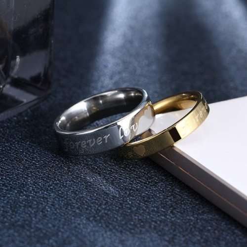 Titanium  8 mm  "HIS & HERS"  Ring **R 699** Size 10; 11 US