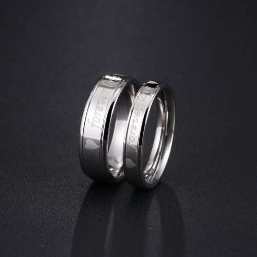 Titanium  "HIS & HERS"  Ring **R 699** Size 7; 8; 9 US