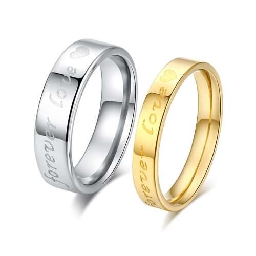Titanium  8 mm  "HIS & HERS"  Ring **R 699** Size 10; 11 US