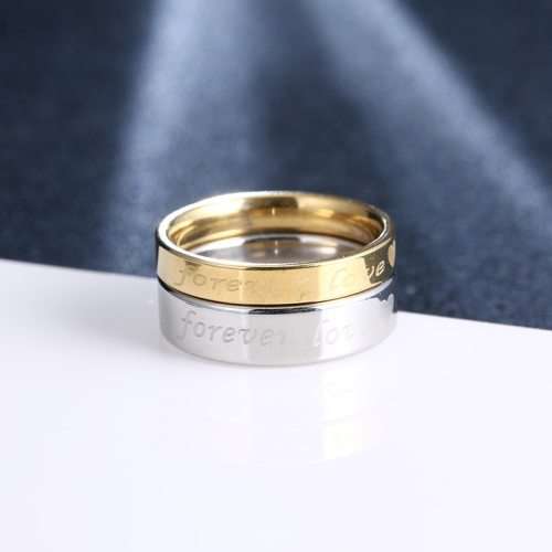 Titanium  8 mm  "HIS & HERS"  Ring **R 699** Size 10; 11 US