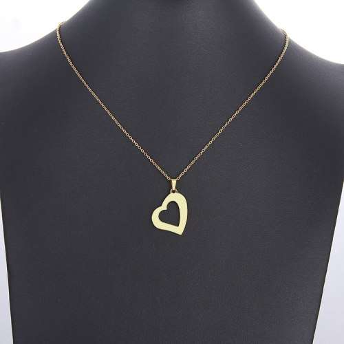 Titanium "Heart" Necklace 45 cm **R 899** (SILVER)