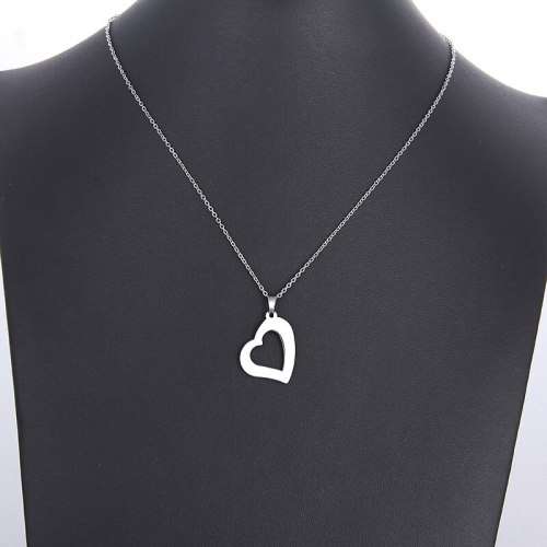 Titanium "Heart" Necklace 45 cm **R 899** (SILVER)