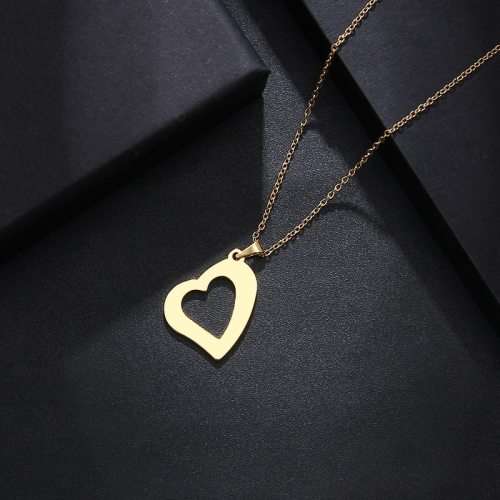 Titanium "Heart" Necklace 45 cm **R 899** (SILVER)
