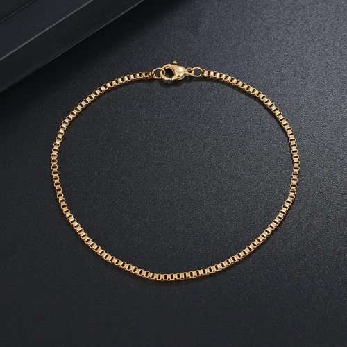 Titanium Box Bracelet 22 cm (GOLD) *R 499*