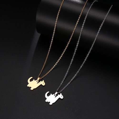 Titanium *Dinosaur* Necklace 45 cm (SILVER) *R 599*