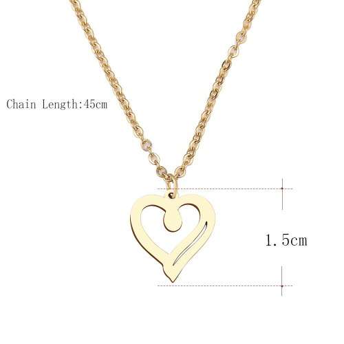 Titanium *|Heart* Necklace 45 cm (SILVER) *R 599*