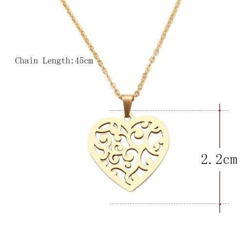 Titanium Heart Necklace 45 cm **R 699** (SILVER)