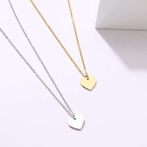 Titanium Hearts Necklace 45 cm *R 899* (GOLD/SILVER)