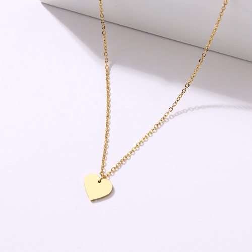Titanium Hearts Necklace 45 cm *R 899* (GOLD/SILVER)