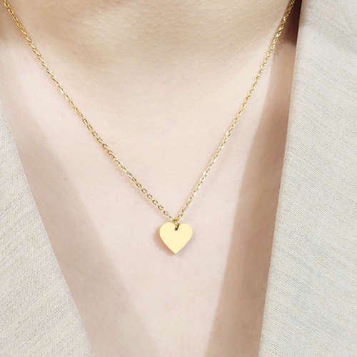 Titanium Hearts Necklace 45 cm *R 899* (GOLD/SILVER)