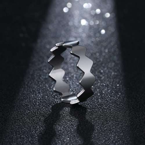 Titanium Ring Size 6; 8; 10 US *R 599* (SILVER)