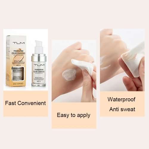 RETAIL PRICE: R 980 TLM Color Changing Foundation Liquid 30 ml