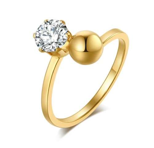 Retail Price: R 999 Titanium Princess Cut Ring With Simulated Diamond Size 11 US (GOLD ONLY)