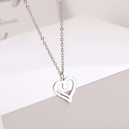 RETAIL PRICE: R 999 Titanium Fine Heart Necklace (GOLD ONLY) 45 cm