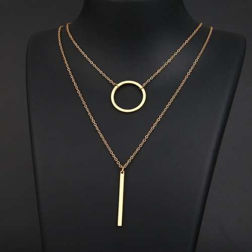 Retail Price: R 1 099 Titanium Stick Pendant Necklace 50 cm (GOLD ONLY)