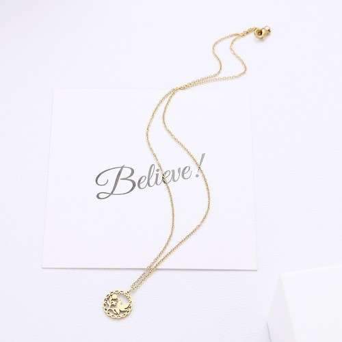 RETAIL PRICE: R 899 Titanium Elegant Dove Necklace 45 cm (GOLD ONLY)