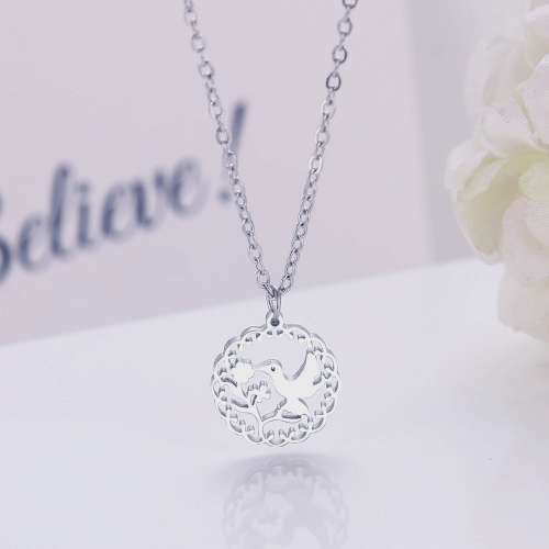 RETAIL PRICE: R 899 Titanium Elegant Dove Necklace 45 cm (GOLD ONLY)