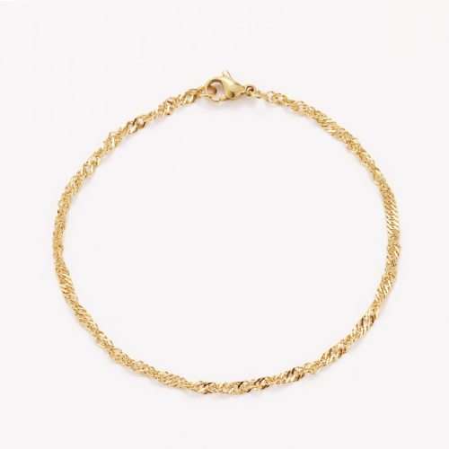 Retail Price: R 1 199 Titanium Singapore Bracelet 22 cm  (SILVER ONLY)