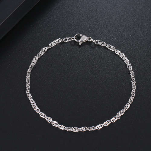 Retail Price: R 1 199 Titanium Singapore Bracelet 22 cm  (SILVER ONLY)