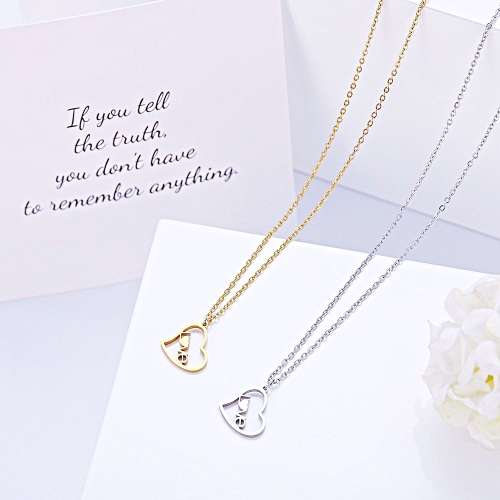 RETAIL PRICE: R 899 Titanium "Love Heart" Necklace 45 cm (GOLD ONLY)