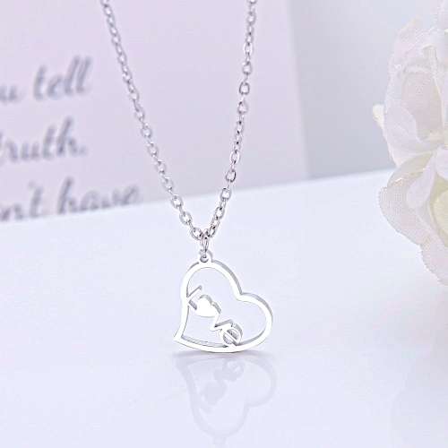 RETAIL PRICE: R 899 Titanium "Love Heart" Necklace 45 cm (GOLD ONLY)