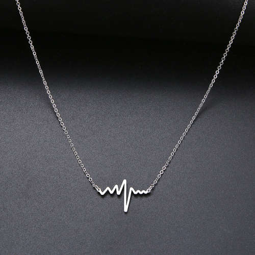 RETAIL PRICE: R 999 Titanium Heartbeat Necklace 45 cm (GOLD ONLY)
