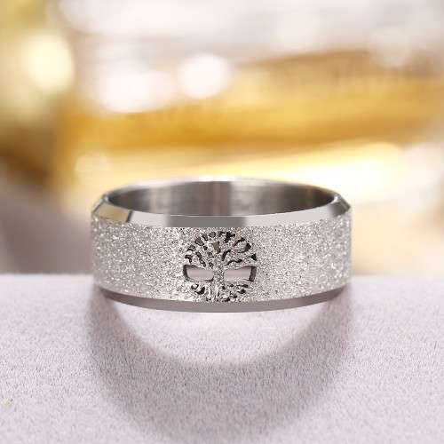 RETAIL PRICE: R 999 (NEVER FADE) Titanium "Tree Of Life" Ring Size 9 US (GOLD ONLY)