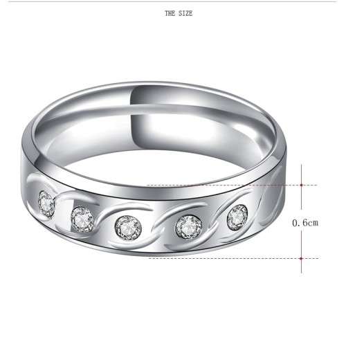 RETAIL PRICE:R1 299 (NEVER FADE) Titanium Ring With Size 10 US (SILVER ONLY)