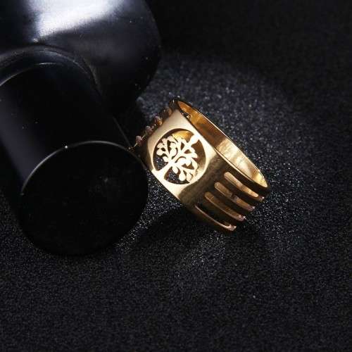 RETAIL PRICE: R 999 Titanium (NEVER FADE)"Tree Of Life" Ring Size 10 US (SILVER ONLY)