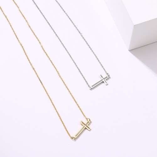 Retail price: R 999 (NEVER FADE) Titanium "Infinity Cross" Necklace 45 cm (SILVER ONLY)