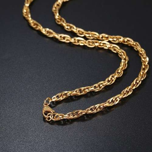 Retail Price:R1 099 (NEVER FADE) Titanium Wheat Necklace 60 cm (SILVER ONLY)