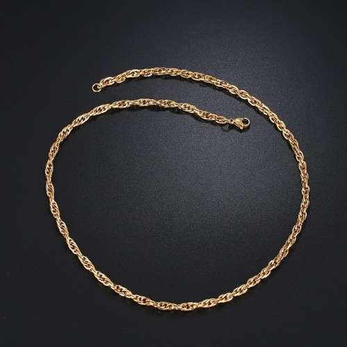 Retail Price:R1 099 (NEVER FADE) Titanium Wheat Necklace 60 cm (SILVER ONLY)