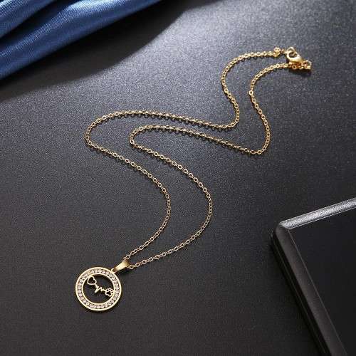RETAIL PRICE:R 1099 (NEVER FADE) Titanium Heartbeat With Paw Necklace (SILVER ONLY)