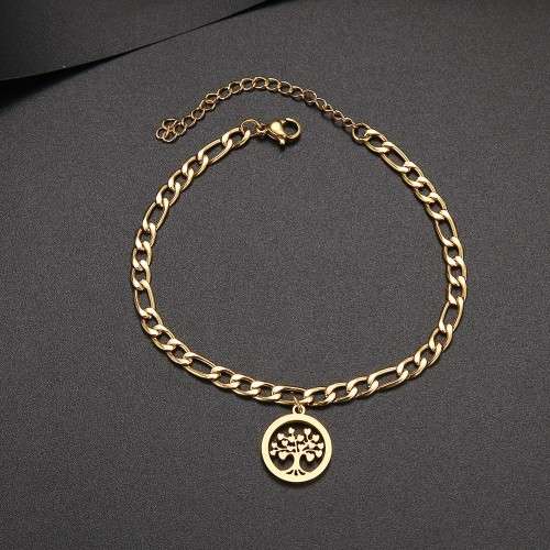 RETAIL PRICE: R 1 099 (NEVER FADE) Titanium "Tree of Heart" Bracelet 18 cm (SILVER ONLY)