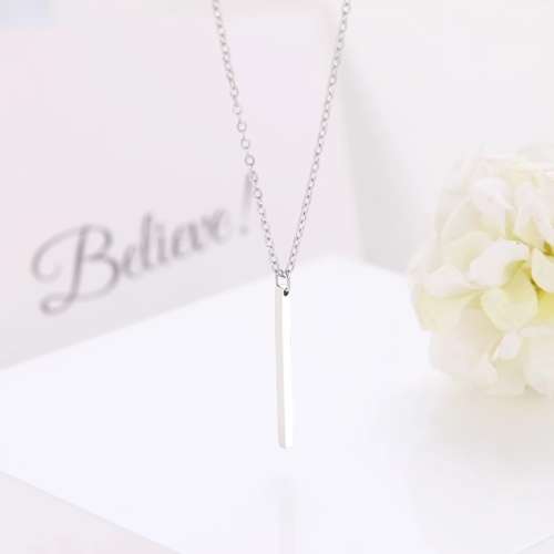 RETAIL PRICE: R 1299 (NEVER FADE)Titanium "Stick" Necklace 45 cm  (GOLD ONLY)