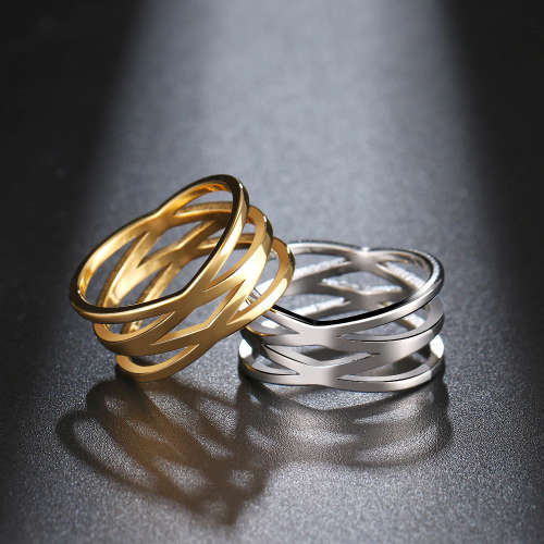 Retail Price: R 1 199 Titanium "Double Infinity" (NEVER FADE) Ring Size 10 US (SILVER ONLY)
