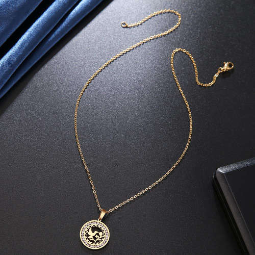 RETAIL PRICE: R 1099 (NEVER FADE) Titanium  `Dove` Necklace 45 cm  (GOLD ONLY)