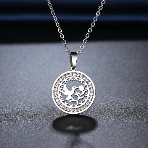RETAIL PRICE: R 1099 (NEVER FADE) Titanium  `Dove` Necklace 45 cm  (GOLD ONLY)