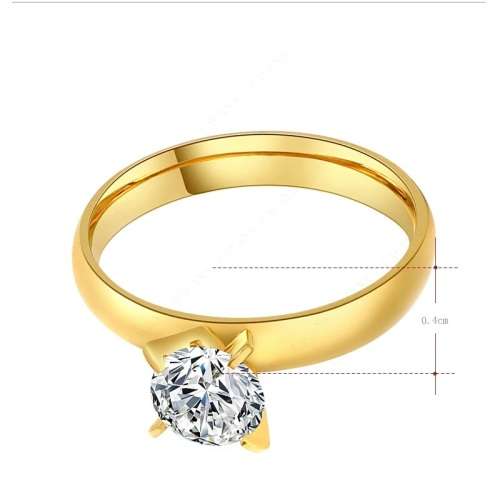Retail Price: R 1 799 (NEVER FADE) Titanium Ring With Swarovski Diamond Size 11 US (SILVER ONLY)