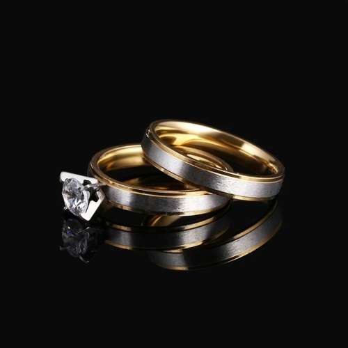 TITANIUM (NEVER FADE) Ring Set With Swarovski Crystal