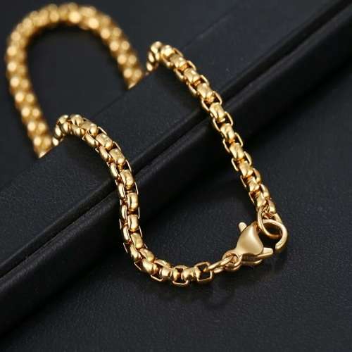RETAIL PRICE: R 1 399 (NEVER FADE) Titanium Fine Rolo Bracelet 22 cm (SILVER ONLY)