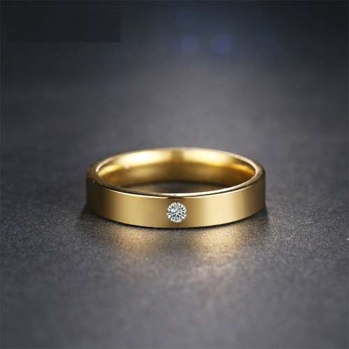 TITANIUM (NEVER FADE) Ring With Swarovski Crystal  (SILVER ONLY)