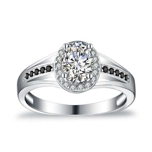 * 0.75CT SOLID 925 STERLING SILVER RING*