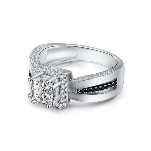 * 1.5 CT SOLID 925 STERLING SILVER RING*