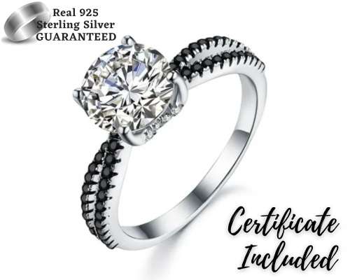 *(CLEARANCE SALE)  SOLID 925 STERLING SILVER MODERN RING *