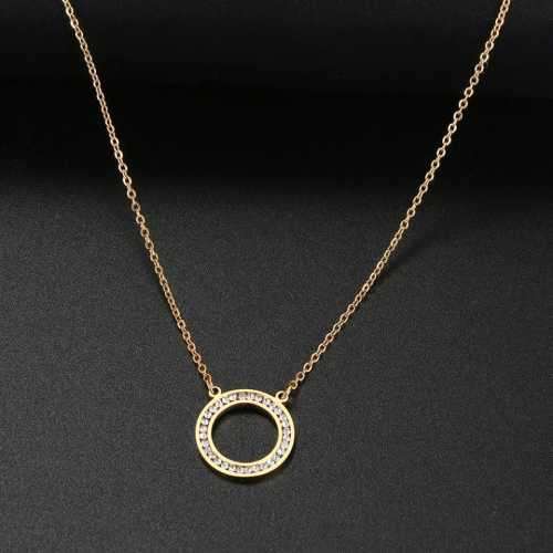 Retail Price R1399 TITANIUM (NEVER FADE) "CIRCLE"  Necklace 45 cm (SILVER ONLY)
